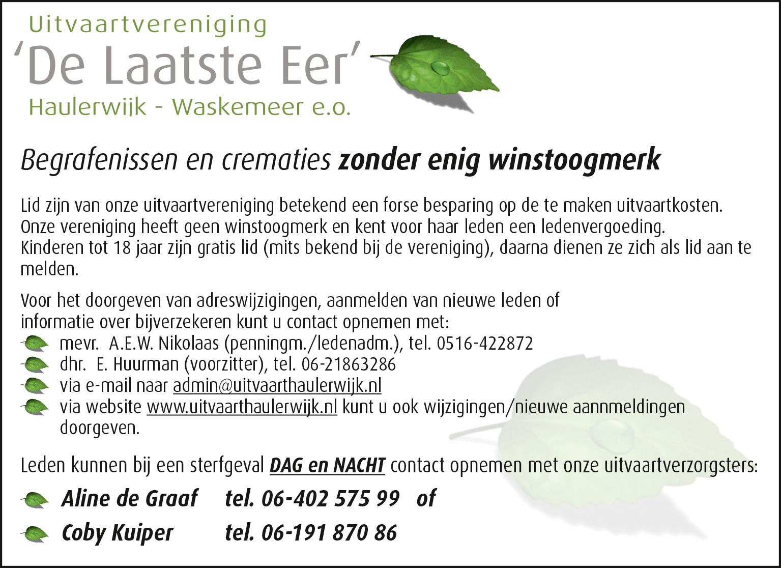 DLE advertentieHW